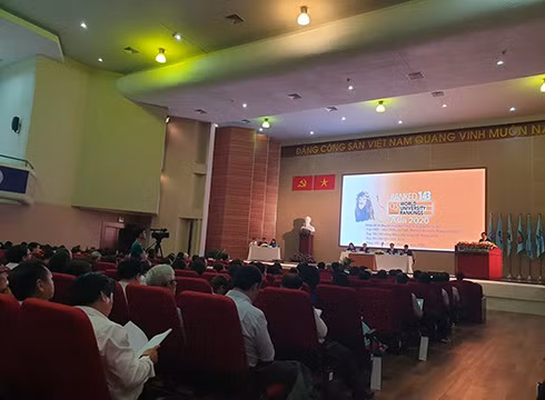 Toàn cảnh Hội nghị thường niên năm 2019 của Đại học Quốc gia Thành phố Hồ Chí Minh (ảnh: P.L)