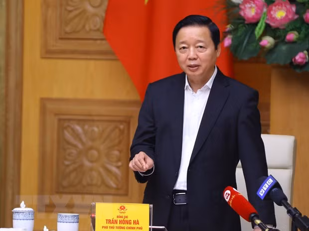 Phó Thủ tướng Trần Hồng Hà. (Ảnh: Văn Điệp/TTXVN) Phó Thủ tướng Trần Hồng Hà. (Ảnh: Văn Điệp/TTXVN)