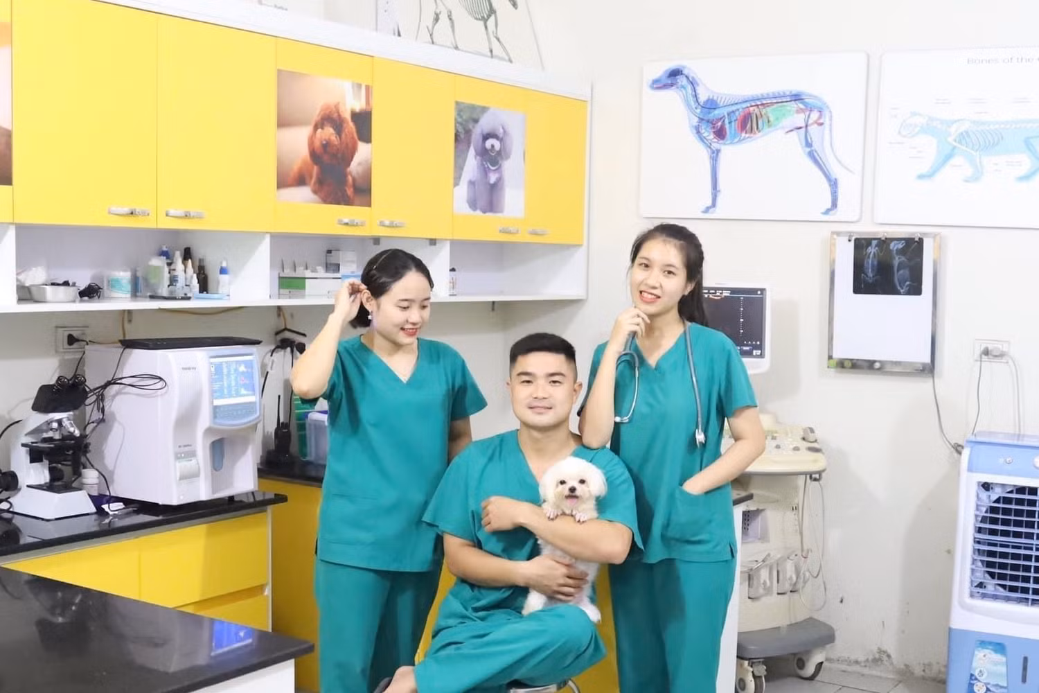 Sinh viên Khoa Chăn nuôi Thú y, Trường Đại học Nông Lâm, Đại học Thái Nguyên thực hành tại bệnh viện Thú y Sinh viên Khoa Chăn nuôi Thú y, Trường Đại học Nông Lâm, Đại học Thái Nguyên thực hành tại bệnh viện Thú y