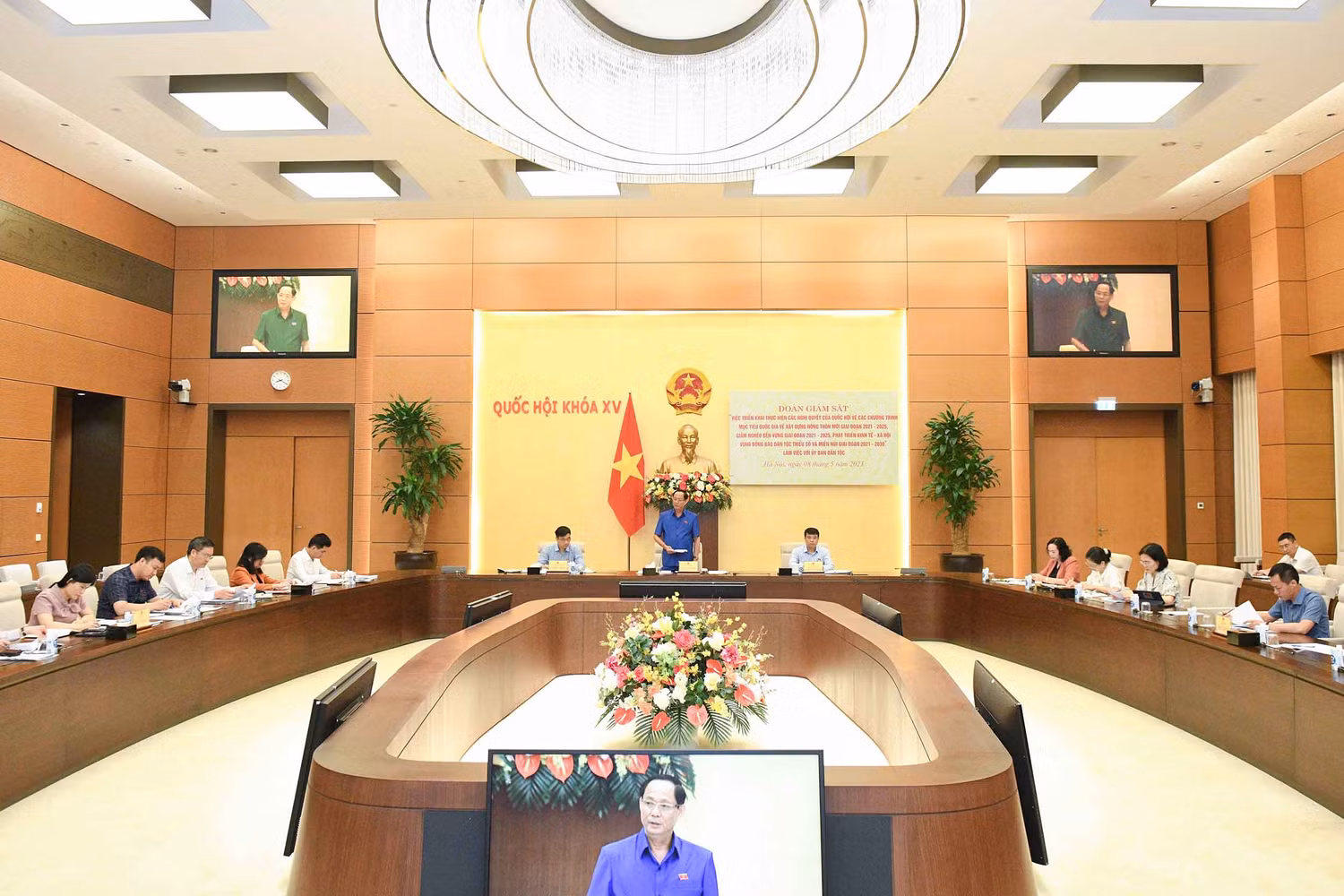 Toàn cảnh buổi làm việc. (Ảnh: Quochoi.vn) Toàn cảnh buổi làm việc. (Ảnh: Quochoi.vn)