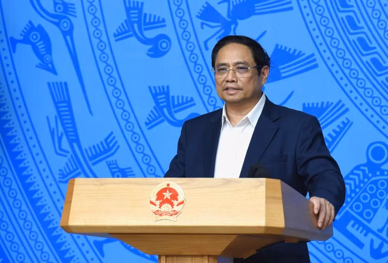 Thủ tướng Phạm Minh Chính phát biểu ý kiến khai mạc Phiên họp lần thứ 20 Ban Chỉ đạo Quốc gia phòng, chống dịch Covid-19.