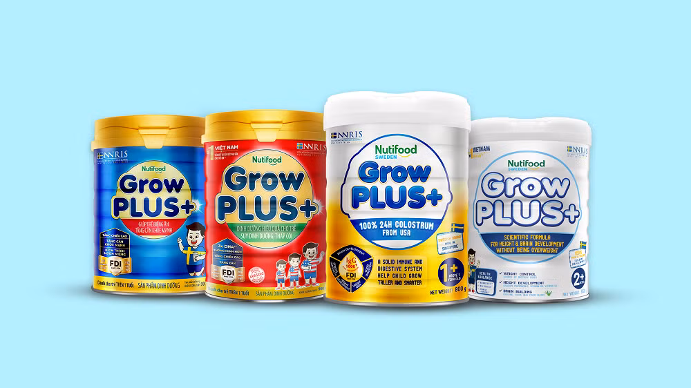 “Bộ tứ” Nutifood GrowPLUS+ giúp mẹ chăm sóc con yêu khỏe mạnh, cao lớn, thông minh. “Bộ tứ” Nutifood GrowPLUS+ giúp mẹ chăm sóc con yêu khỏe mạnh, cao lớn, thông minh.
