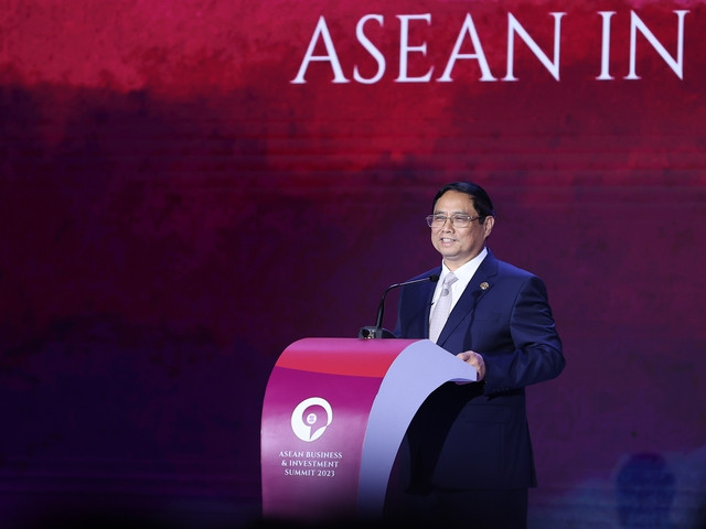 Thủ tướng nhấn mạnh một số định hướng chiến lược để ASEAN có thể tiếp tục phát huy vai trò, vị thế. Ảnh: VGP/Nhật Bắc Thủ tướng nhấn mạnh một số định hướng chiến lược để ASEAN có thể tiếp tục phát huy vai trò, vị thế. Ảnh: VGP/Nhật Bắc