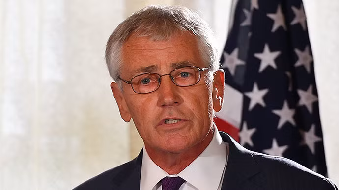 Bộ trưởng Quốc phòng Mỹ Chuck Hagel. Bộ trưởng Quốc phòng Mỹ Chuck Hagel.