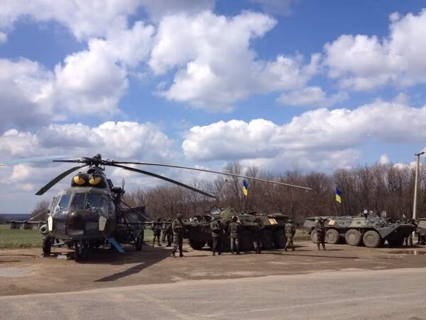Quân đội Ukraine ở vị trí cách Slaviansk 40km.