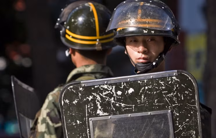 Cảnh sát Tân Cương.