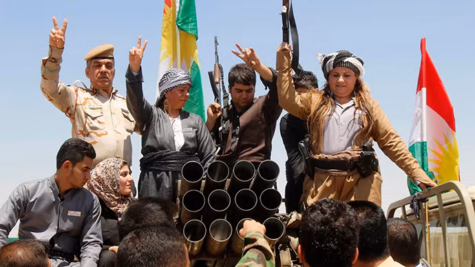 Dân quân người Kurd.