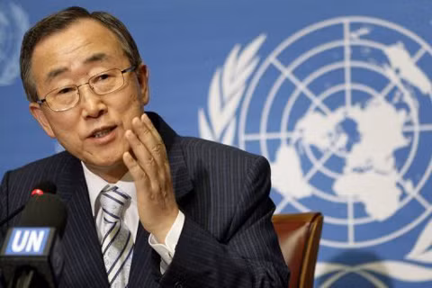 Tổng thư ký Liên Hợp Quốc Ban Ki-moon. Tổng thư ký Liên Hợp Quốc Ban Ki-moon.