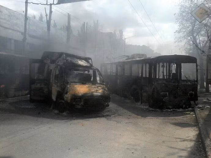 Đụng độ trên đường phố Kramatorsk