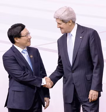 Ngoại trưởng Mỹ John Kerry đã có cuộc hội đàm với Phó Thủ tướng, Bộ trưởng Ngoại giao Phạm Bình Minh Ngoại trưởng Mỹ John Kerry đã có cuộc hội đàm với Phó Thủ tướng, Bộ trưởng Ngoại giao Phạm Bình Minh