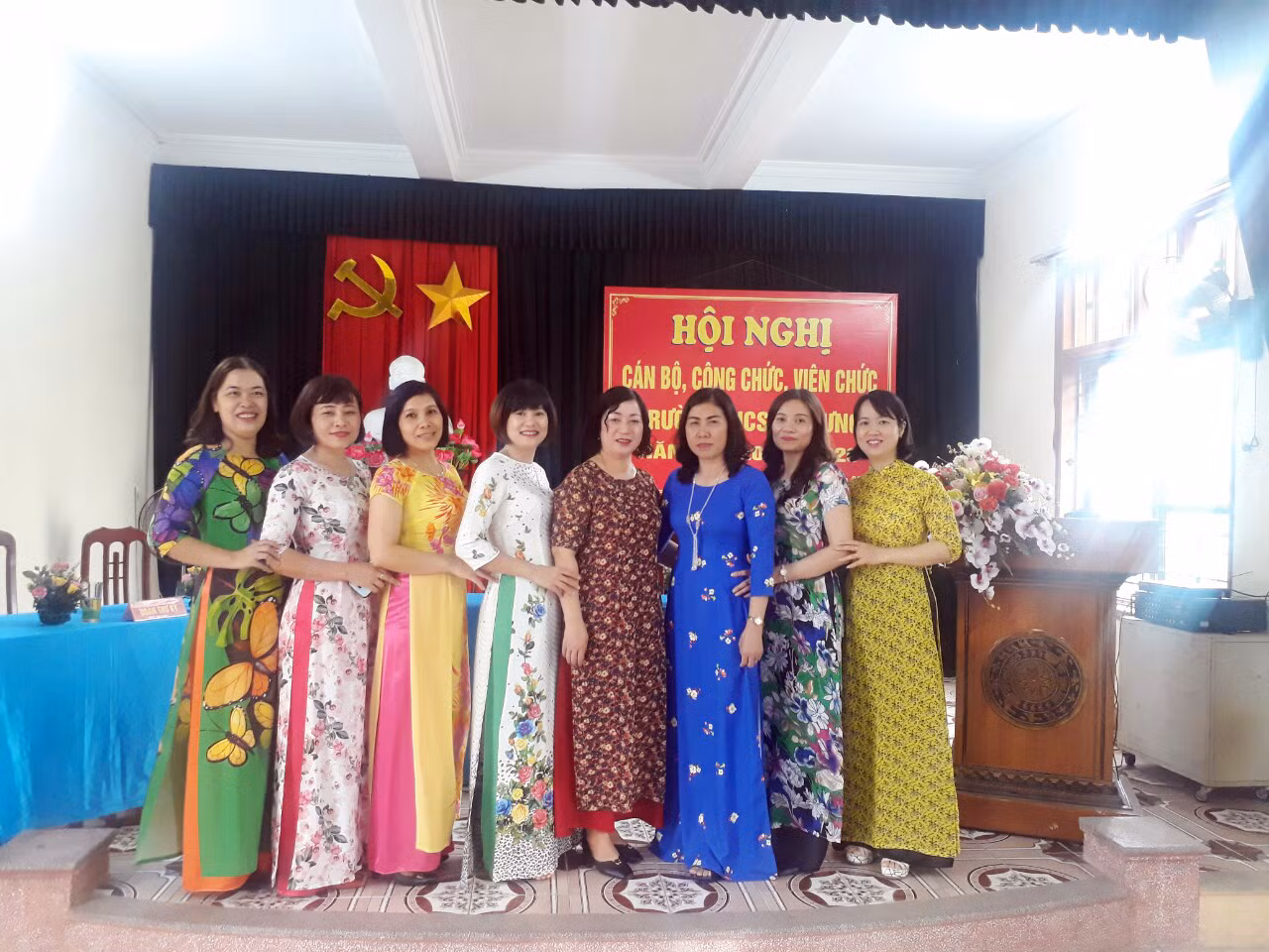 Trường Trung học cơ sở An Hưng chú trọng xây dựng đội ngũ nhà giáo giỏi về chuyên môn, vững về bản lĩnh chính trị (Ảnh: LT)