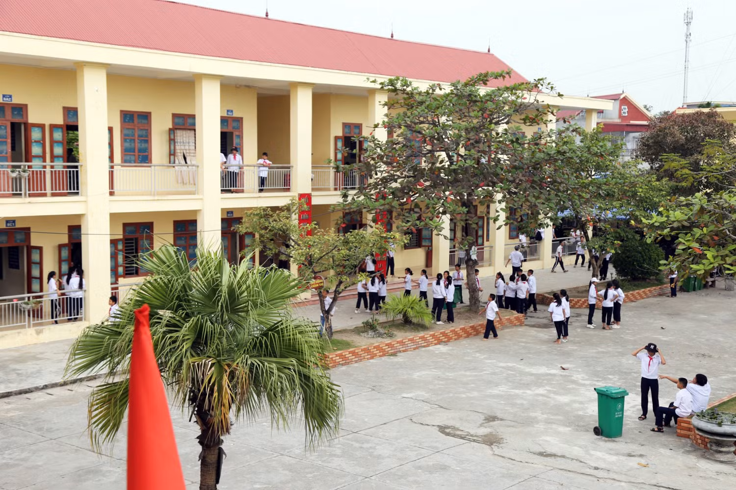 Trường Trung học cơ sở An Hưng trở thành nơi ươm mầm những tài năng trẻ (Ảnh: LT)