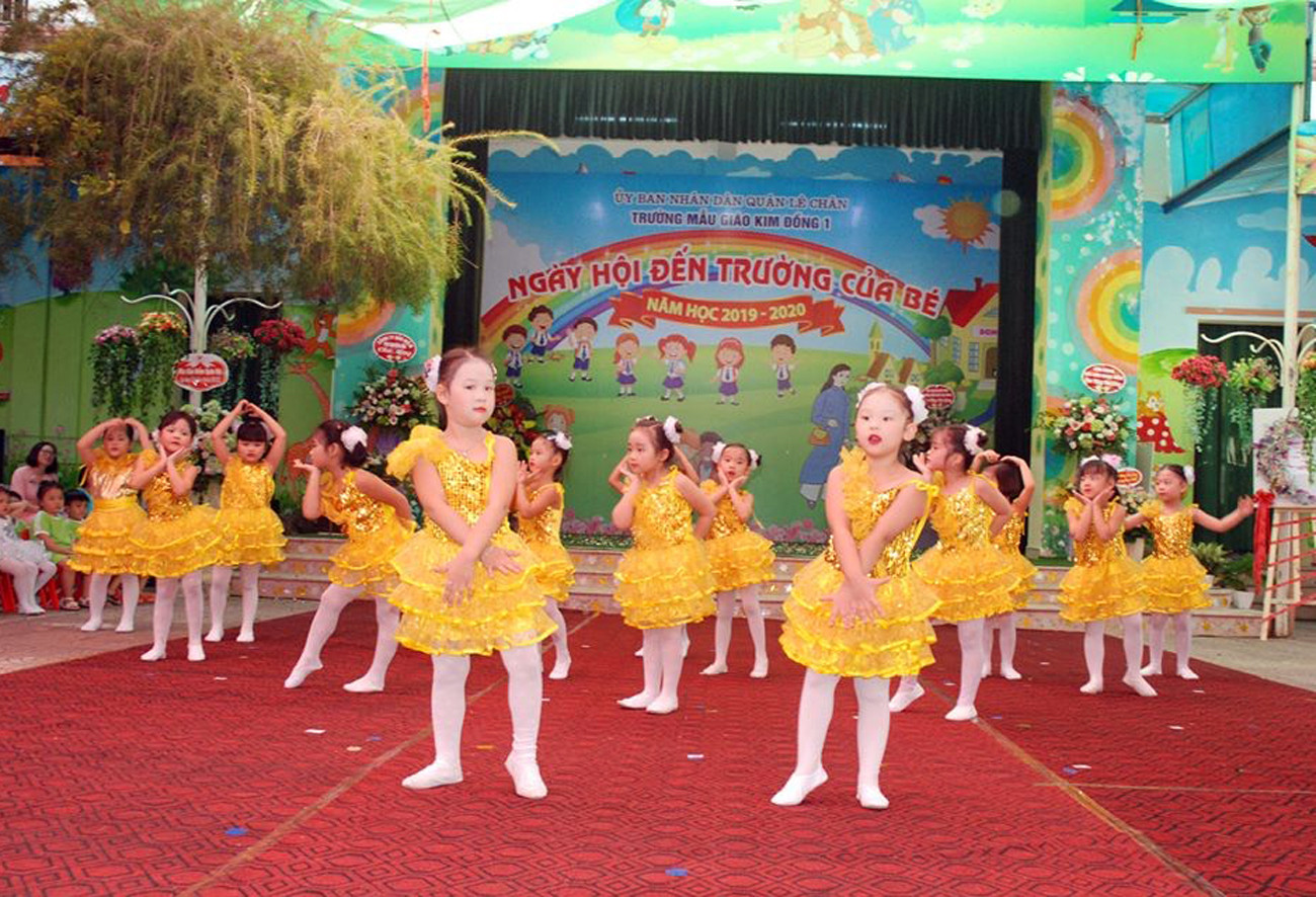 Những năm qua, Trường mẫu giáo Kim Đồng 1 trở thành địa chỉ tin cậy để các bậc phụ huynh gửi gắm con em mình (Ảnh: Nhà trường cung cấp)