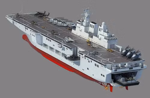 Tàu tấn công đổ bộ Type 081 Trung Quốc (tưởng tượng) Tàu tấn công đổ bộ Type 081 Trung Quốc (tưởng tượng)