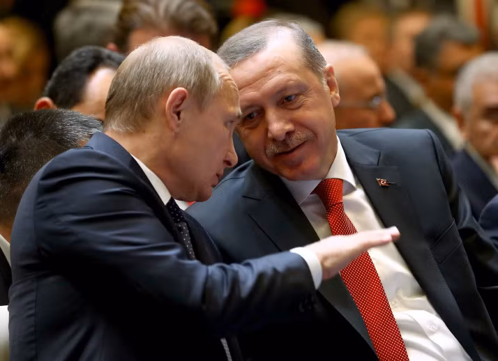 Tổng thống Nga Vladimir Putin và Tổng thống Thổ Nhĩ Kỳ Erdogan. Ảnh: Politico.eu Tổng thống Nga Vladimir Putin và Tổng thống Thổ Nhĩ Kỳ Erdogan. Ảnh: Politico.eu