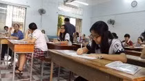 Thí sinh làm bài thi trung học phổ thông quốc gia trên địa bàn TP.Hồ Chí Minh (ảnh: P.L)