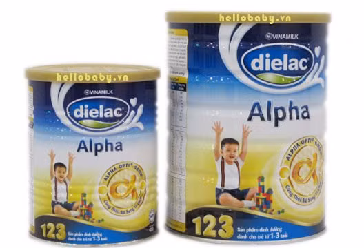 Dielac Alpha là dòng sản phẩm đặc thù cho trẻ em Việt Nam.