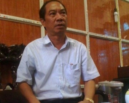 Ông Hoàng Viết Chọn - Chủ tịch UBND huyện Thiệu Hóa: "Chúng tôi bố trí công chức cho ông Trương Trọng Huy là thực hiện theo ý kiến chỉ đạo của tỉnh". Ảnh: Báo Đời sống và Pháp luật.
