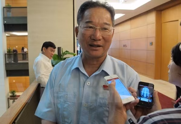 Đại biểu Quốc hội Nguyễn Bá Thuyền, đoàn Lâm Đồng (ảnh: TTXVN).