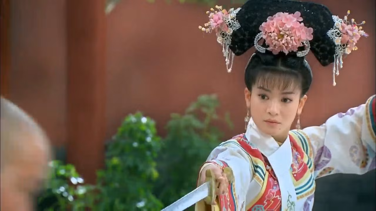 Lý Thạnh vai Tiểu Yến Tử trong “Tân Hoàn Châu Cách Cách”.