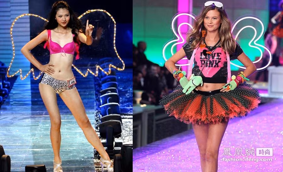 Bị so sánh với Victoria Secret 2011, người mẫu Bei Hadi – Prince (phải).