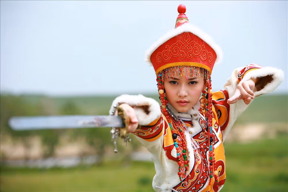 Thái Bích Vân vai công chúa Trại Á trong “Tân Hoàn Châu Cách Cách”.