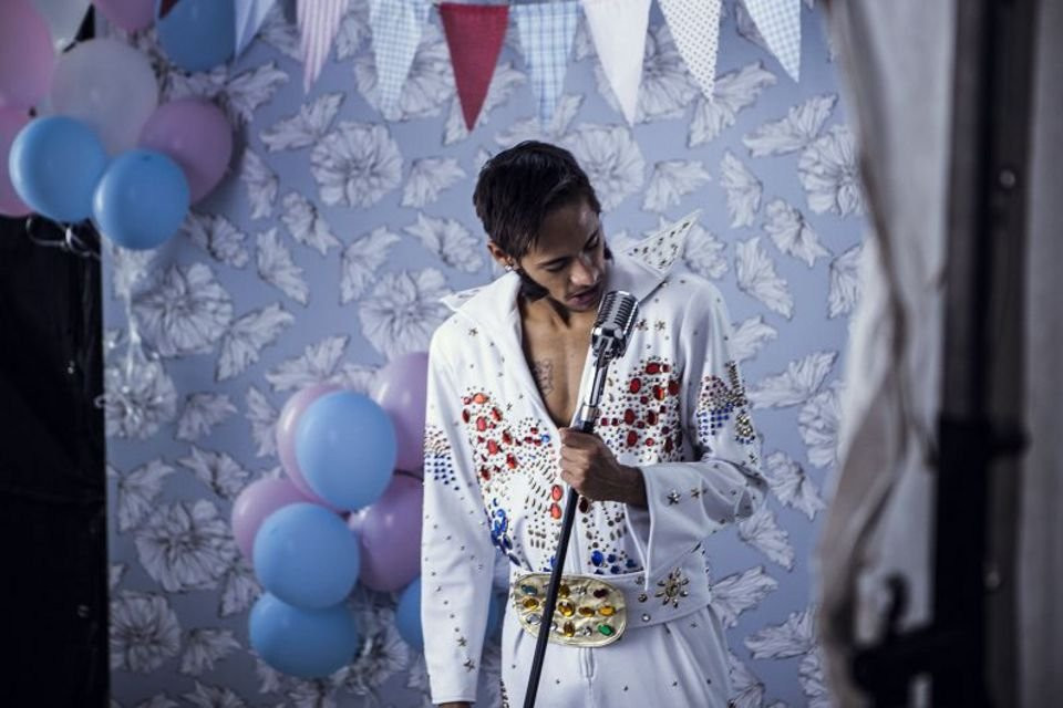 Ca sĩ Elvis Presley.