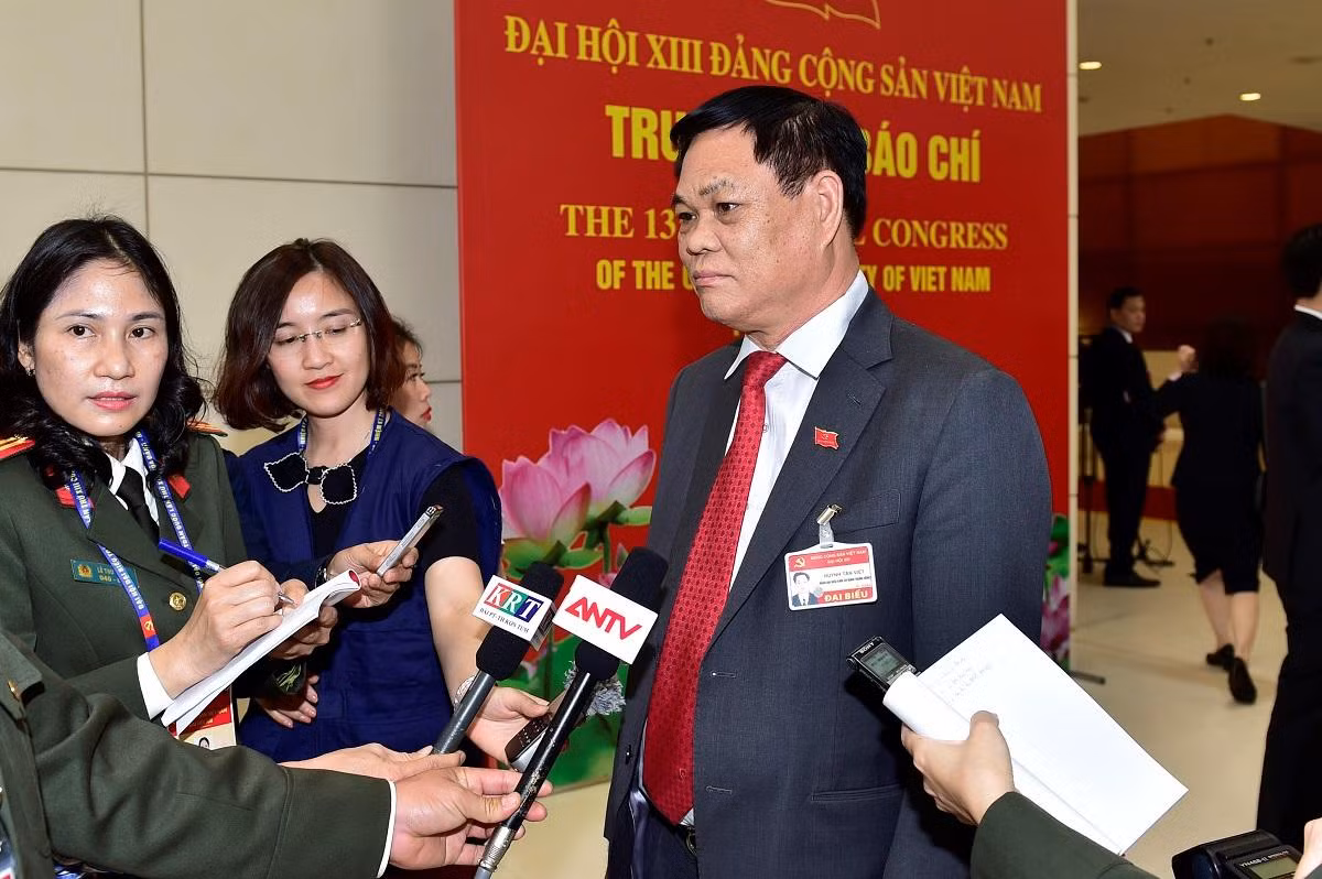 Bí thư Đảng ủy Khối các Cơ quan Trung ương Huỳnh Tấn Việt. Ảnh VGP/Nhật Bắc Bí thư Đảng ủy Khối các Cơ quan Trung ương Huỳnh Tấn Việt. Ảnh VGP/Nhật Bắc