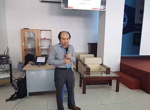 Giáo sư Đỗ Đức Thái, chủ biên chương trình Toán của chương trình giáo dục phổ thông mới (Ảnh: P.L)