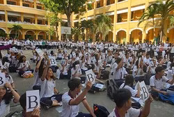 Gần 2.000 học sinh Trường Trưng Vương trải nghiệm “Tình đất phương Nam”