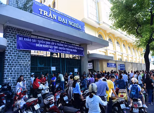 Trường trung học phổ thông chuyên Trần Đại Nghĩa, quận 1, Thành phố Hồ Chí Minh (ảnh minh họa: Vietnamnet)