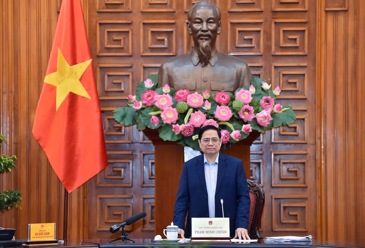 Thủ tướng phát biểu. Ảnh: VGP Thủ tướng phát biểu. Ảnh: VGP