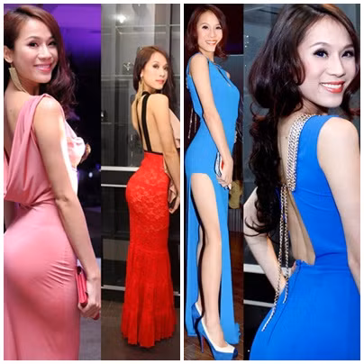 'Siêu vòng 3' Thái Hà cũng được mệnh danh là một trong những mỹ nhận 'nghiện' khoe vòng 3 nhất nhì Vbiz