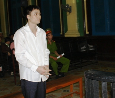 Bị cáo Trần Trọng Qúy tại tòa