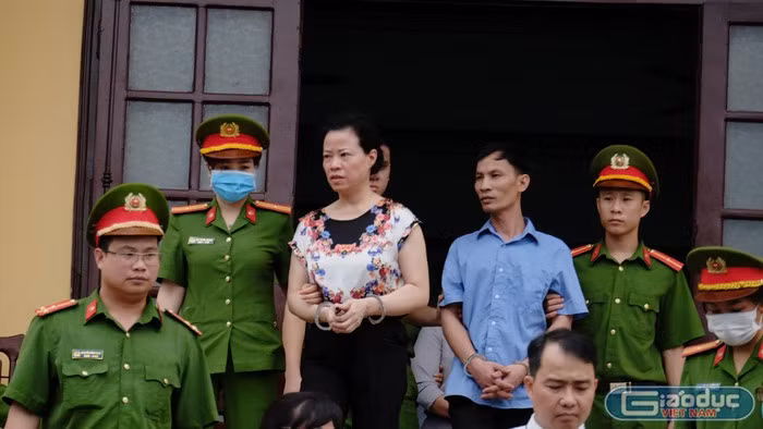 Bị cáo Diệp Thị Hồng Liên trong những ngày bị đem ra xét xử (Ảnh: T.P)