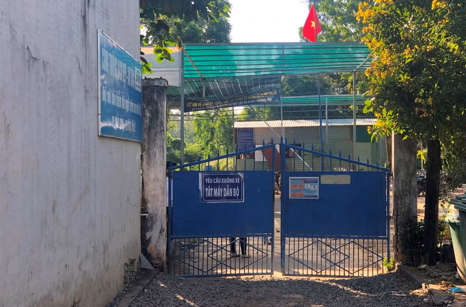 Trường trung học phổ thông Vĩnh Xương- nơi xảy ra sự việc (Ảnh: Báo Giáo dục và Thời đại)