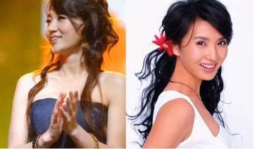 Nữ ca sĩ A Đóa và người đẹp “vạn người mê” Trần Hảo.
