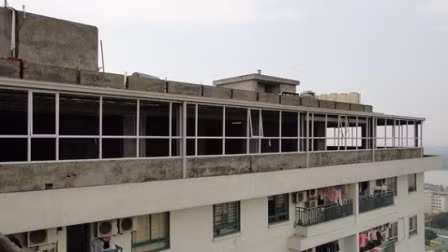 Phần xây dựng sai phép của Công ty TNHH Khách sạn Kinh Đô tại 93 Lò Đúc. Ảnh: NLM Phần xây dựng sai phép của Công ty TNHH Khách sạn Kinh Đô tại 93 Lò Đúc. Ảnh: NLM