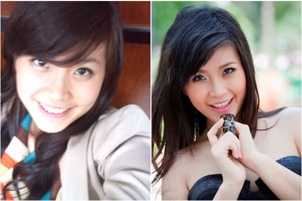 3. Miss Teen Diễm Trang không thay đổi nhiều Các bạn có nhận thấy Diễm Trang dù make up hay không đều vẫn rất xinh và long lanh không? Có vẻ do chị ấy vốn dĩ đã sở hữu gương mặt tròn, đôi môi hồng tự nhiên và rất ăn ảnh nữa.