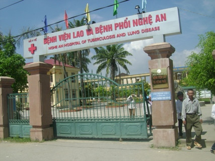 Bệnh viện Lao và bệnh phổi Nghệ An nơi xảy ra vụ việc