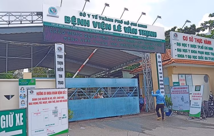 Bệnh viện Lê Văn Thịnh, thành phố Thủ Đức nơi điều trị cho các bệnh nhân có triệu chứng ngộ độc (ảnh: CTV)