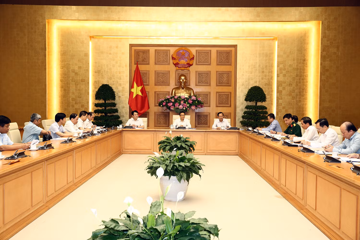 Quang cảnh cuộc làm việc. Ảnh: VGP