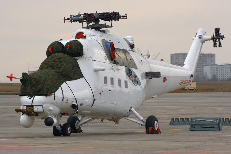 Hình ảnh một trong chiếc Mi-35M mới nhất vừa được hoàn thành