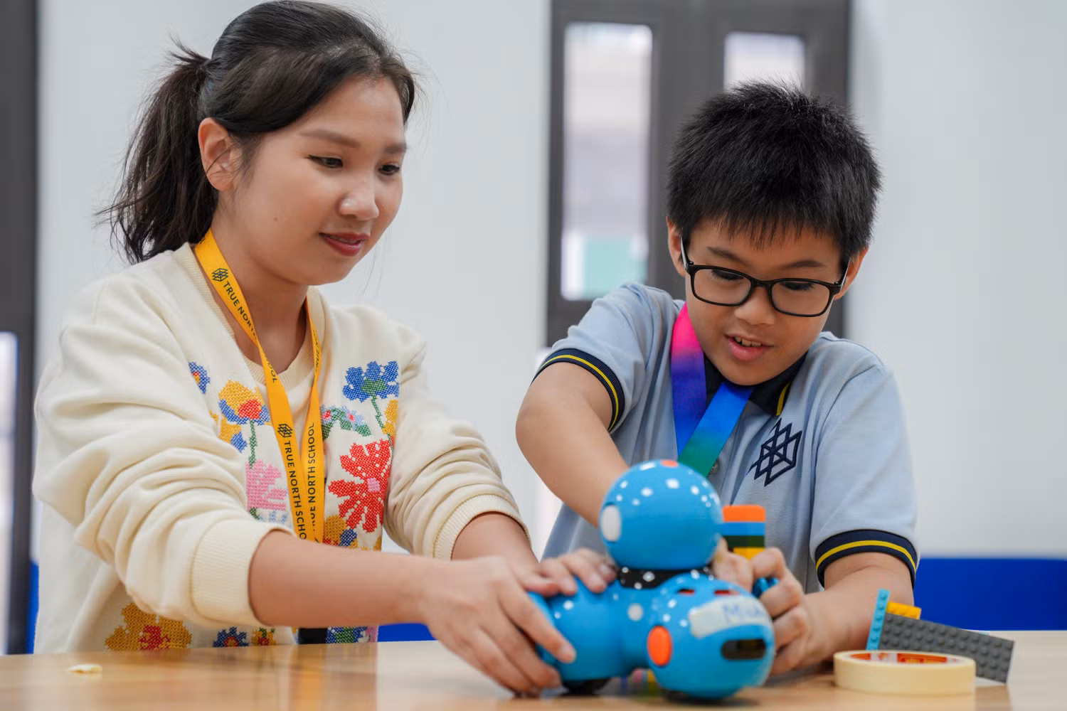 Học sinh True North School trong giờ học STEAM. Ảnh: NTCC Học sinh True North School trong giờ học STEAM. Ảnh: NTCC