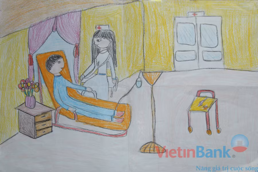 Ước mơ của em là trở thành bác sĩ