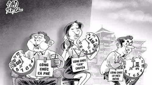 Hàng trăm cán bộ, công chức, viên chức chưa đảm bảo thời gian làm việc (Ảnh minh họa)