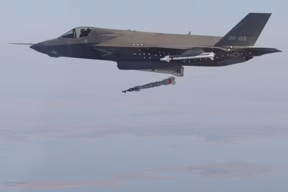 Máy bay chiến đấu F-35B đã thử thành công bom mới Máy bay chiến đấu F-35B đã thử thành công bom mới