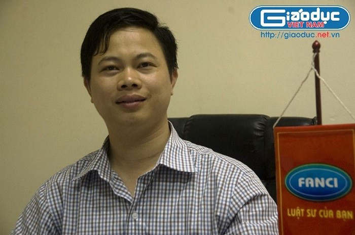 Luật sư Nguyễn Văn Tú phân tích hành vi của ông Linh và cho rằng có đủ cơ sở để khép vào tội dâm ô (Ảnh: Báo điện tử Giáo dục Việt Nam)