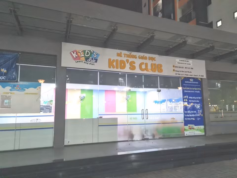 Cơ sở Kid's Club ở chung cư Him Lam Phú An, quận 9 (ảnh: P.L) Cơ sở Kid's Club ở chung cư Him Lam Phú An, quận 9 (ảnh: P.L)