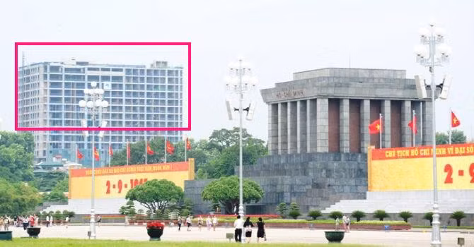 Tòa nhà cao hơn Lăng Bác: Cần cắt bỏ ngay phần chiều cao vi phạm ảnh 2 Tòa nhà cao hơn Lăng Bác: Cần cắt bỏ ngay phần chiều cao vi phạm ảnh 2